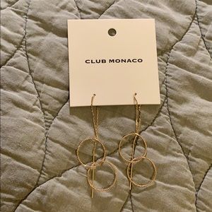 NWT Club Monaco Gold Earrings